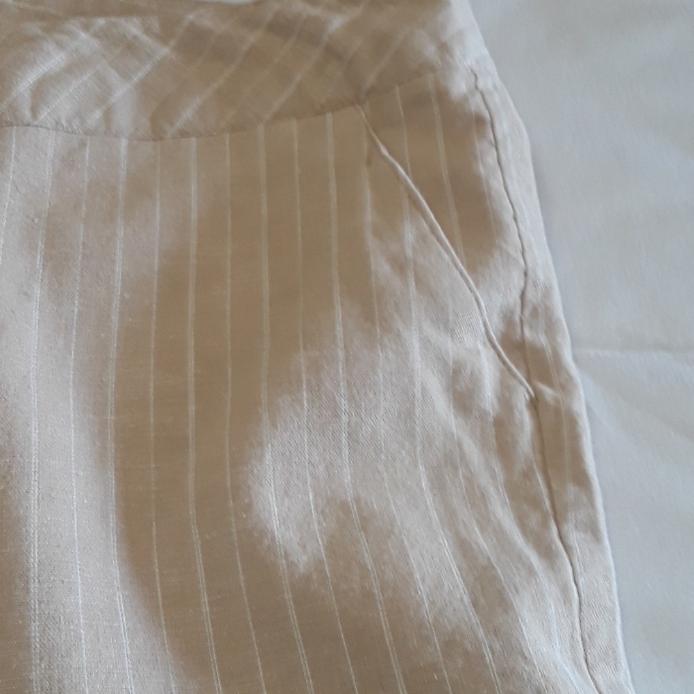 Sabrina Lauren New York Sz14 lined Tan str… - Picture 6 of 7